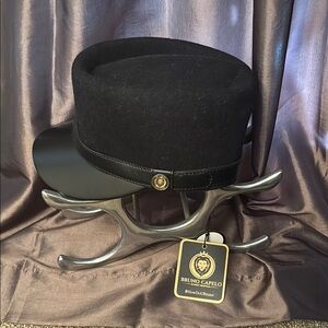 Bruno Capelo Black Fedora Hat (Never Been Worn)